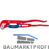 KNIPEX S-Maul-Rohrzange 8360 mit Schnelleinstellung 1.1/2", L=420 mm, rot