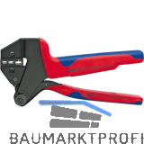 KNIPEX Crimp-Systemzange 974306 mit Crimpeinsatz f�r isolierte Kabelschuhe