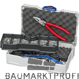 KNIPEX Crimpsortiment Aderendh�lsen unisoliert im Systainer + Crimpzange