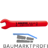 KNIPEX Einmaulschl�ssel isoliert Zoll, SW 5/16", Maulstellung 15�, L=108 mm