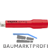 KNIPEX Verl�ngerung isoliert 3/8" Type 9835, mit Innen-/Au�envierkant, L=125 mm