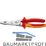 KNIPEX Abmantelungszange VDE 1376200ME f�r Kabel 0,5-6,0 mm� L=200 mm