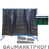 KEMPER Schwei�erschutzwand 1-teilig Breite 2.10 m hellgr�n