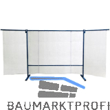 KEMPER Schwei�erschutzwand 3-teilig Breite 3.80 m glasklar