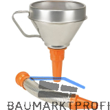 PRESSOL Trichter-Set mit Auslaufrohr Stahlblech � 200 mm