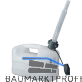 PRESSOL Wasserkanister Polyethylen mit Auslaufrohr Inhalt 5 Liter