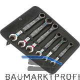 WERA Maul-Ringratschenschl�ssel-Satz Doppelmaul JOKER 6-teilig