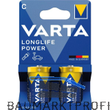 VARTA Batterie Longlife Power LR14/C 1,5 Volt 2 St�ck