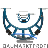HELIOS PREISSER B�gelmessschraube Amboss auswechselbar Messbereich 300-400 mm