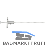 HELIOS PREISSER Breiten-/Abstand-Tiefenmessschieber DIN 862 Messbereich 0-200 mm