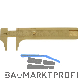 HELIOS PREISSER Knopfma� Messing Messbereich 0-100 mm