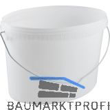 Eimer Oval 5,5L wei� mit B�gel ohne Deckel