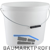 Eimer Oval 18L wei� mit B�gel ohne Deckel