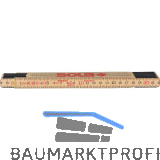 SOLA Holz-Gliederma�stab 10 Glieder mit Feder 2 m EG-Pr�fzeichen Genauigkeit III