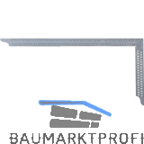 HEDUE Zimmermannswinkel Niro mit Anrei�l�cher Schienenl�nge 700 x 300 mm