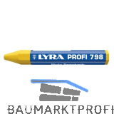 LYRA Wachskreide 798 Sechskantform gelb Inhalt 12 St�ck