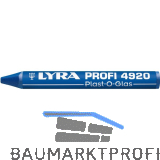 LYRA Wachskreide 4920 Plast-O-Glas runde Form blau Inhalt 12 St�ck