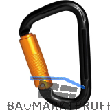 KRATOS Karabiner Aluminium keylock schwarz �ffnungsweite 19,5 mm