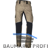 K�BLER Stretchhose Activiq sandbraun/schwarz 54