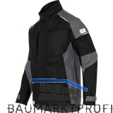 K�BLER Jacke Activiq cotton+ 1250 schwarz/anthrazit L