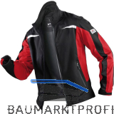 K�BLER Ultrashelljacke Form 1141 schwarz/mittelrot XL