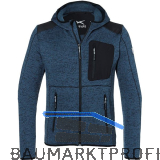 K�BLER Strickjacke Light Form 1441 dunkelblau/schwarz L