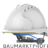 JSP Industrieschutzhelm EVO�3 EN 397 OneTouch-Gleitverschluss Farbe wei�