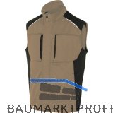 K�BLER Weste Activiq 7250 sandbraun/schwarz XL