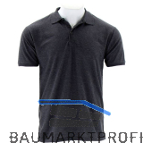 FRUIT OF THE LOOM Polo-Shirt Piqu� Type F502 dkl. grau meliert XL