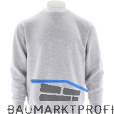 FRUIT OF THE LOOM Sweater Premium Type F324N grau meliert L