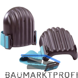 KAUFMANN Knieschoner Schalenform mit extra breiten Textilriemen (50 mm)