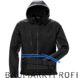 ACODE Softshell-Kapuzenjacke Windwear Farbe schwarz 46 (S)