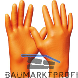 GEBOL Einweghandschuhe Orange Nitril Ultra Grip Gr��e XXL - 50 St�ck