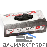 SCHULLER Einweghandschuhe Med Nitril Schwarz M - 100 St�ck