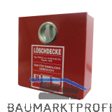 LEINA Feuerl�schdeckenbeh�lter aus verzinktem Stahlblech 305 x 305 x 150 mm