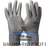 GEBOL Schutzhandschuh Micro Flex grau Gr��e 7