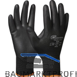 GEBOL Schutzhandschuh Micro Flex schwarz Gr��e 10