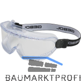 GEBOL Vollsicht-Schutzbrille Profi klar