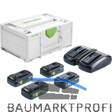 FESTOOL Akku-Starterset SYS 18 Volt / 4x 4,0 Ah TCL 6 DUO