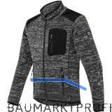 K�BLER Strickjacke Form 1441 anthrazit/schwarz XL
