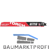 MILWAUKEE S�bels�geblatt Torch Nitrus f�r Metall 230 x 8 mm HM - 5 St�ck