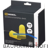 GEBOL Geh�rschutzst�psel Basic SNR = 34 dB Inhalt 200 St�ck