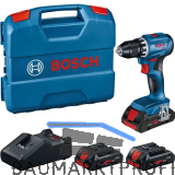 BOSCH Akku-Bohrschrauber GSR 18V-45 18 Volt / 4,0 Ah (IEC) Li-Ion