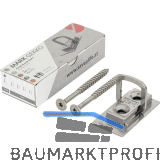 MARK Anschlagpunkt Gekko Vario EN795 95x50x14 mm zum Einsatz in Holz