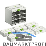 FESTOOL Systainer� Rack SYS 3-RK/6 M 337-Set 396 x 296 x 330 mm