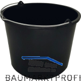 Baueimer Basic LDPE Inhalt 12 Liter mit Nasenb�gel