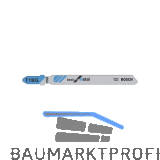 BOSCH Stichs�geblatt T118G Metall - 5 St�ck