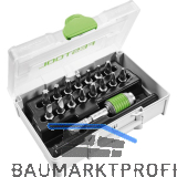 FESTOOL Bit-Satz SYS3 XXS CE-MX BHS 60 mit Bithalter 16-teilig