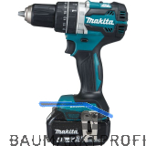 MAKITA Akku-Schlagbohrschrauber DHP484RTJ 18 Volt / 5,0 Ah (IEC) + 2 Akkus