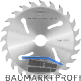 LAMELLO S�geblatt HW � 200 mm Z24 f�r Schnitte in Holzrahmen